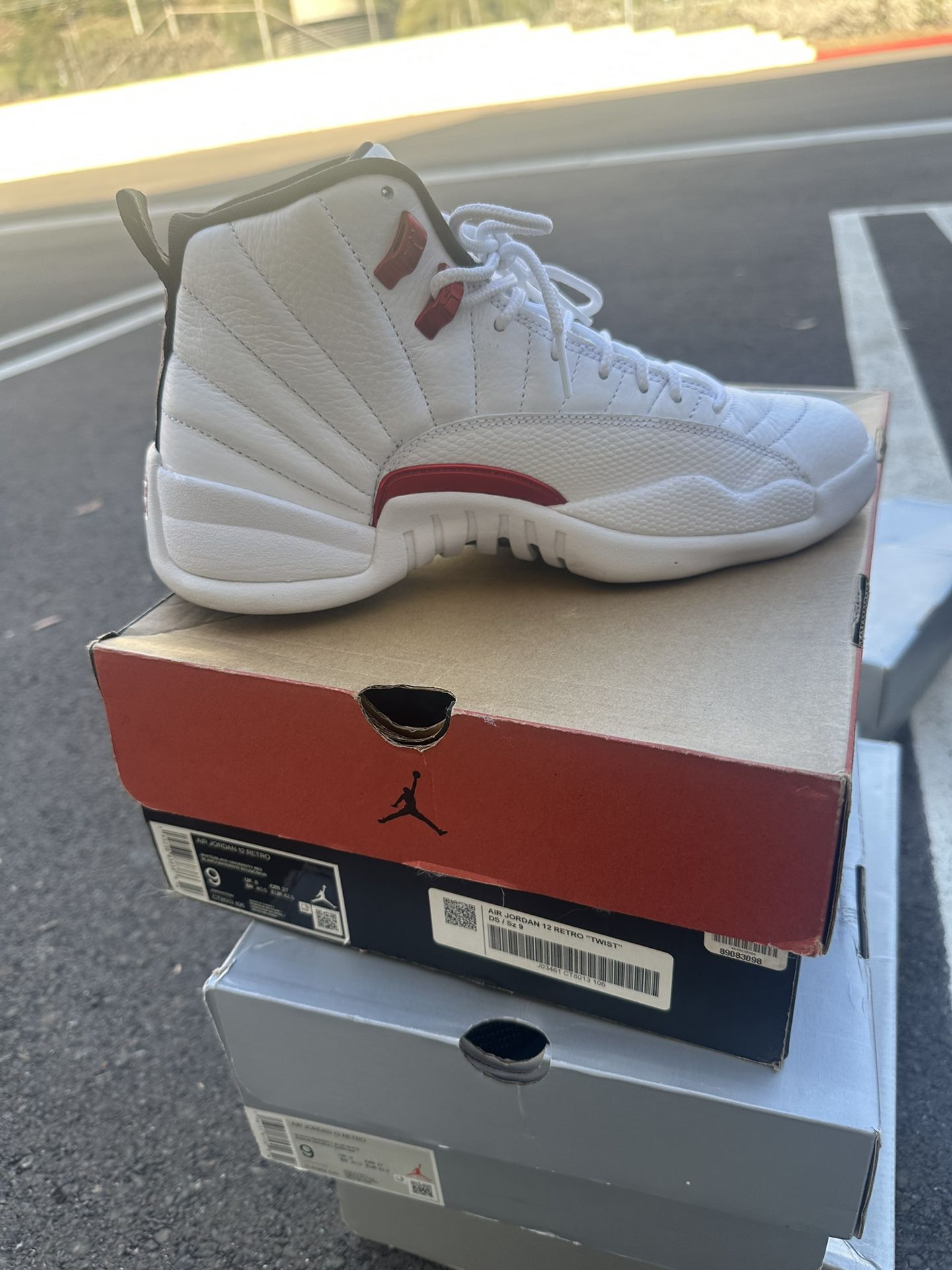 Jordan 12 Cherry Red Size 9