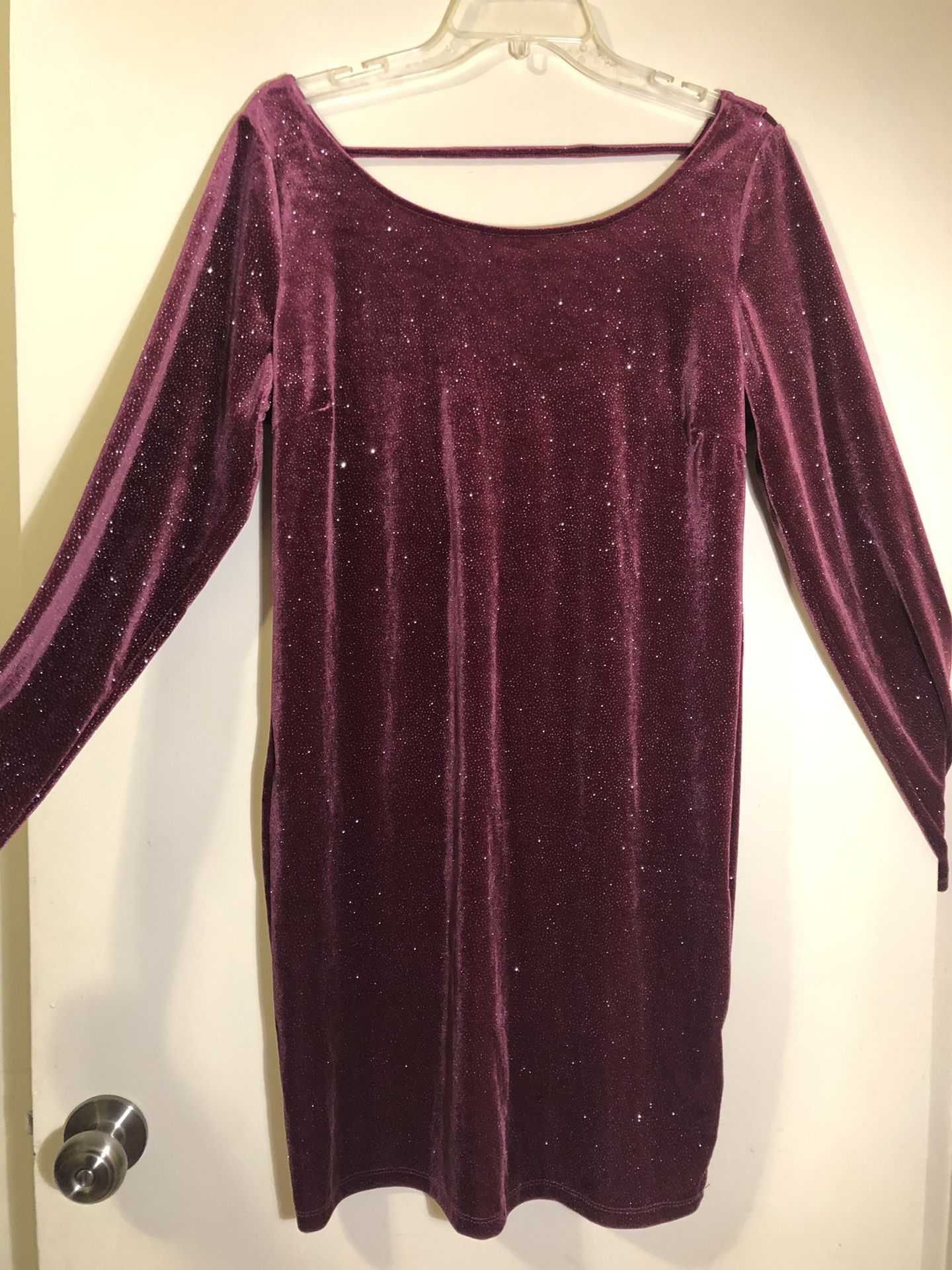 Purple sparkly dress