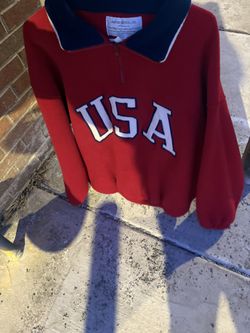 Limited Edition LTD 1993 USA Wear blue Sweatshirt 1/4 Zip Pullover Fleece XXL