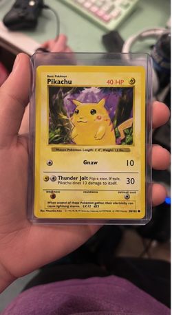 Pikachu (Red Cheeks) - Base Set (Shadowless) (BSS)
