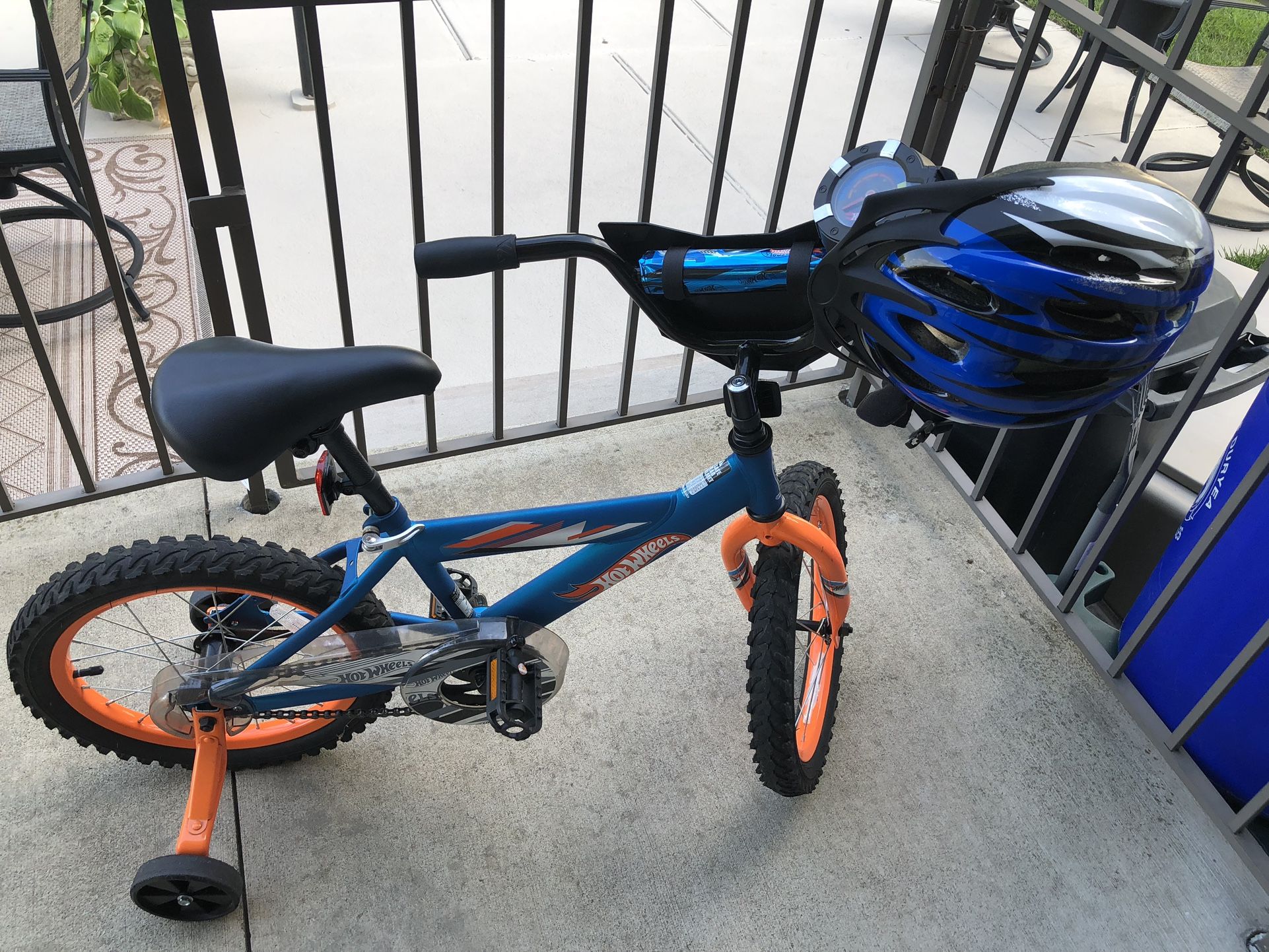 Bike With Helmet