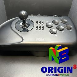 Sega Genesis 6 Button Arcade Stick Joystick - Black MK-1627 Tested OEM Authentic