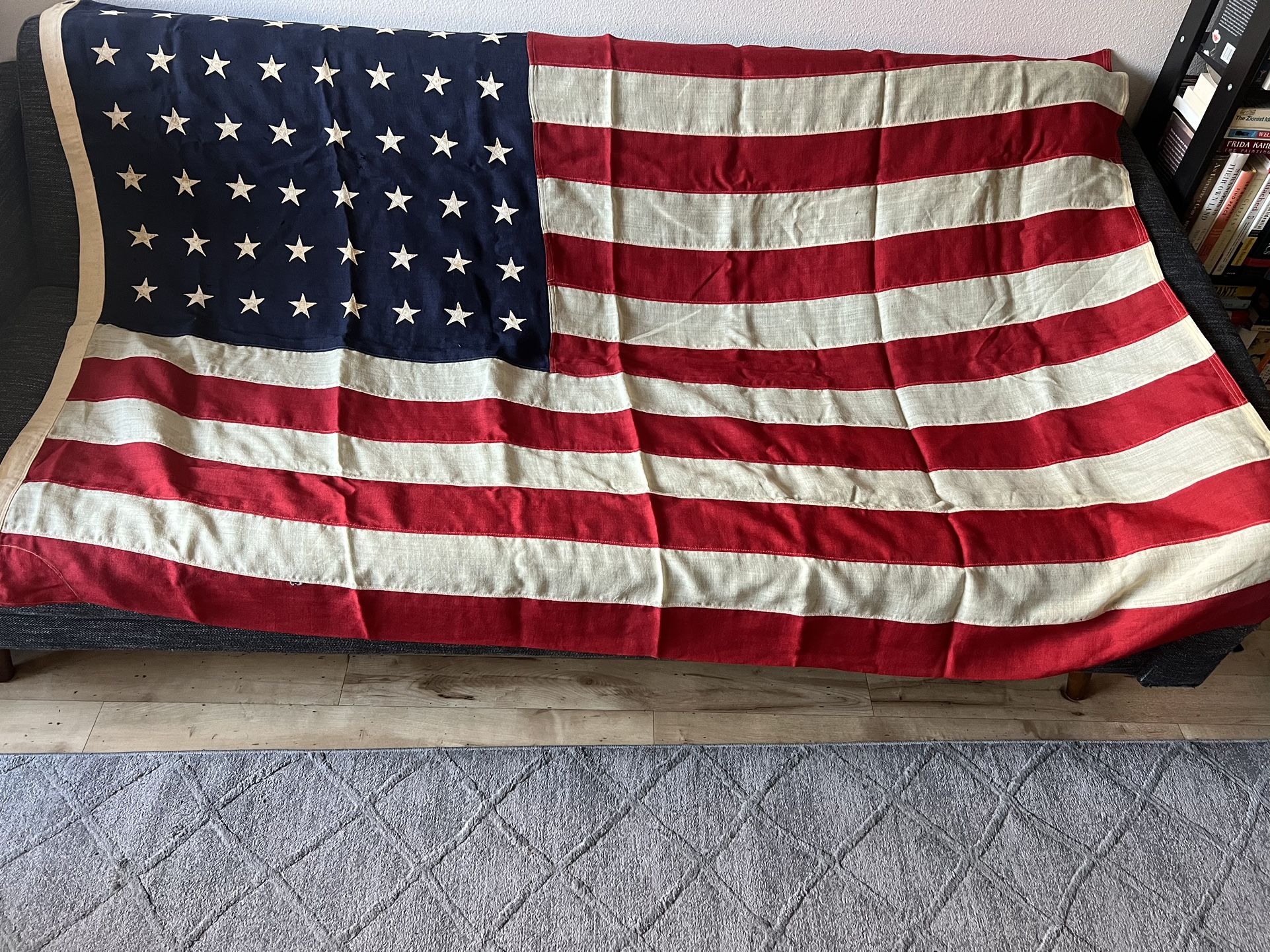 Vintage WWII 48 stars American flag!