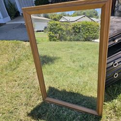 Wood Mirror