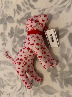 Cherry dog plush
