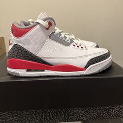  Air Jordan 3 Fire Red