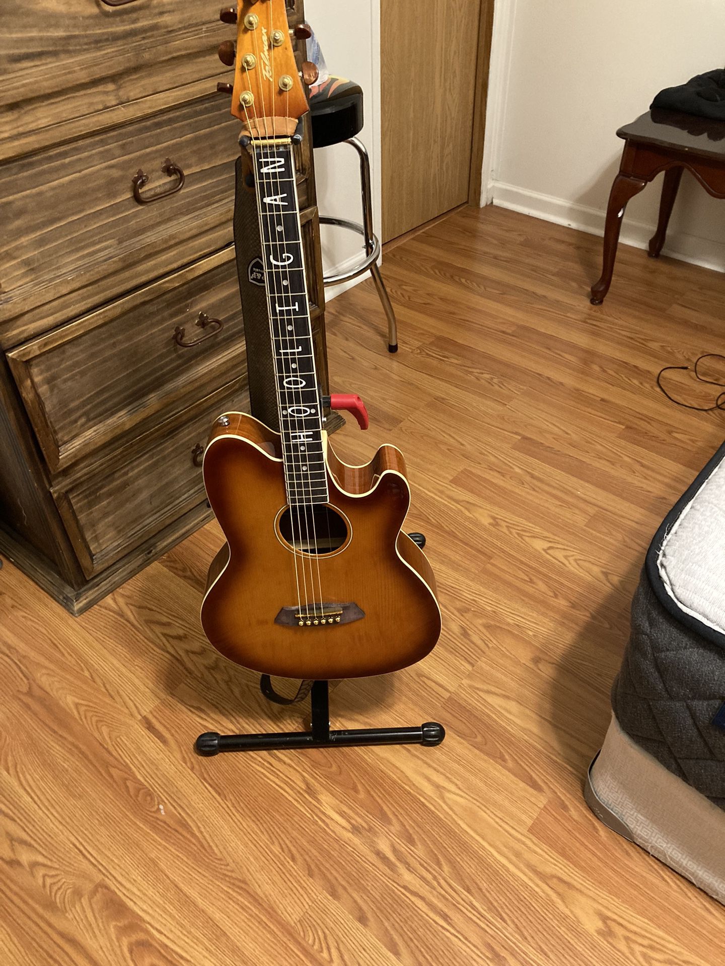 Electric Acoustic Guitar And All Accessories 