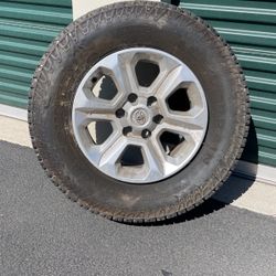 All Terrain 265/70/R17 Tires On Toyota 4Runner Wheels 