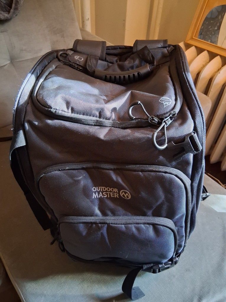 Outdoor Master Delivery Door Dash Hot Food Insulated Bag Backpack With Top Handle LIKE NEW!