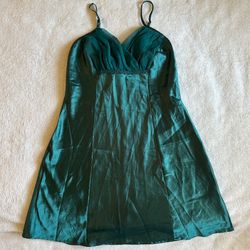 Preloved green slip dress