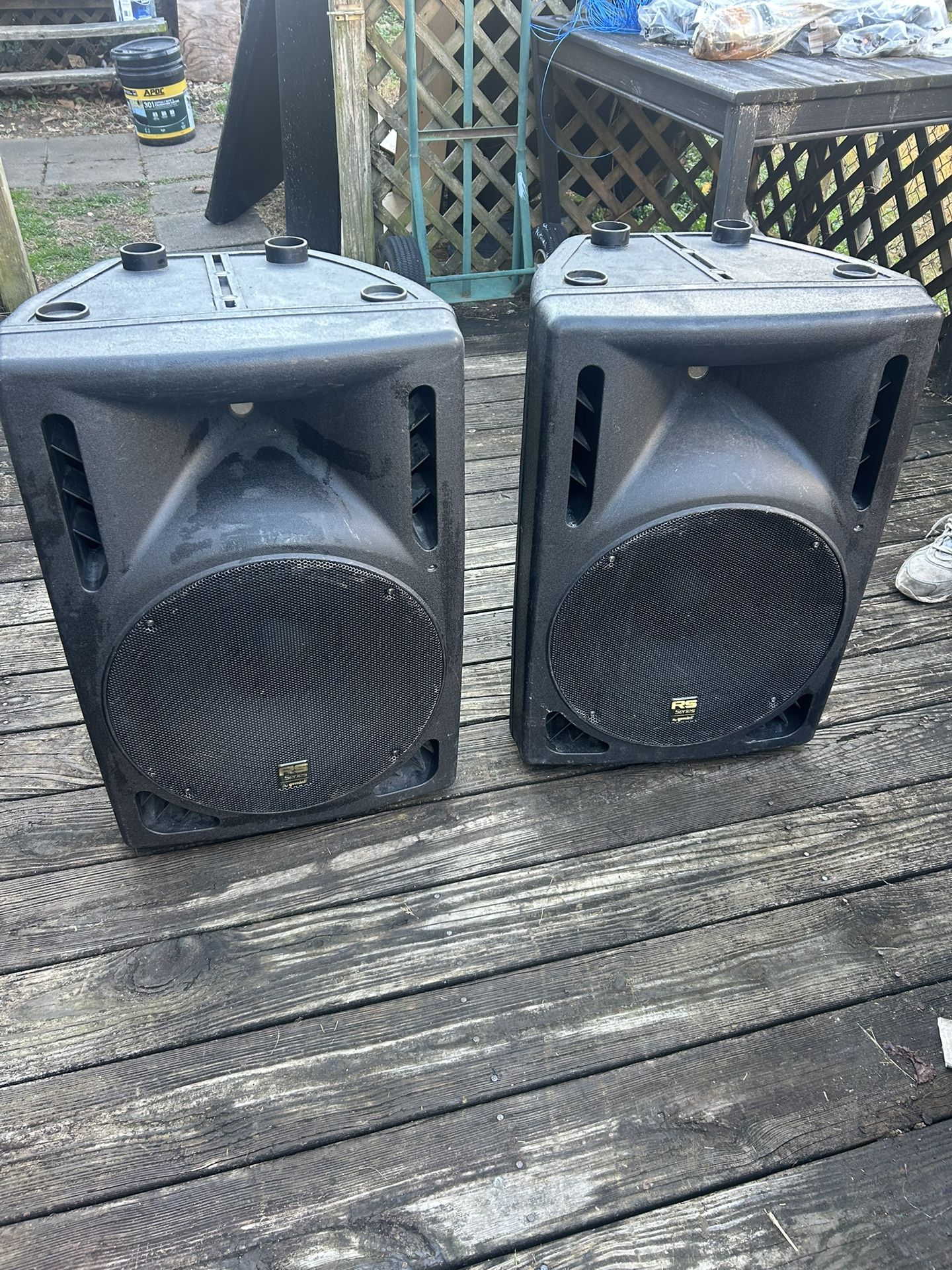 2 Gemini RS-415 15" Active Loudspeaker 1200w