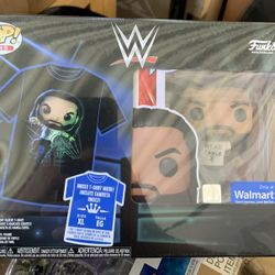 Funko Pop WWE Roman Reins XL Tee Walmart Exclusive 