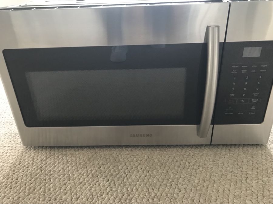 Samsung over the stove microwave