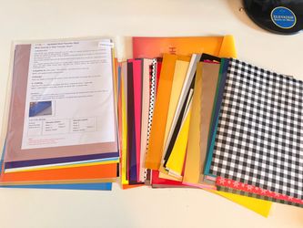 Heat transfer Vinyl - HTVRONT over 100 sheets.