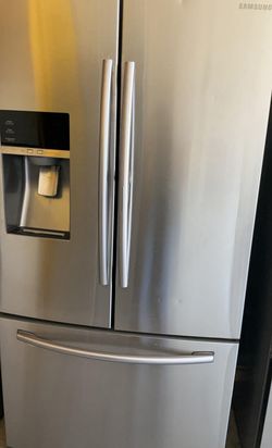 Samsung 3-Door Silver Refrigerator Fridge
