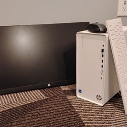 HP DESKTOP PAVILION + FREE SCREEN 