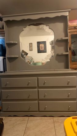 Wood Dresser / Vanity store clothing