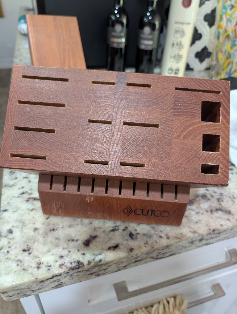 Cutco Solid Wood Knife Blocks Stands