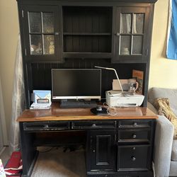 Desk and Hutch