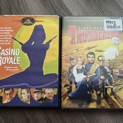 SEALED NEW Thunderbird 6 & Casino Royale DVD LOT