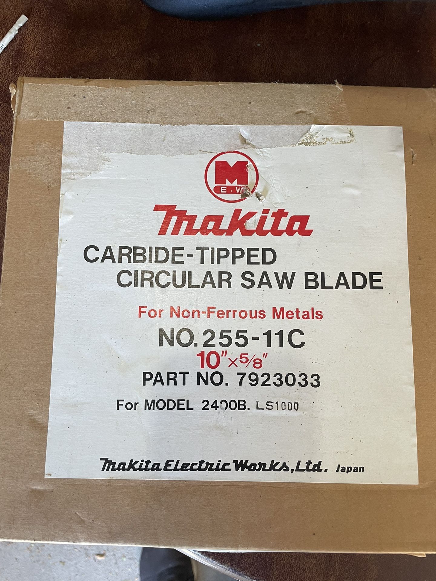 Makita Carbide Tipped 10" Circular Saw Blade