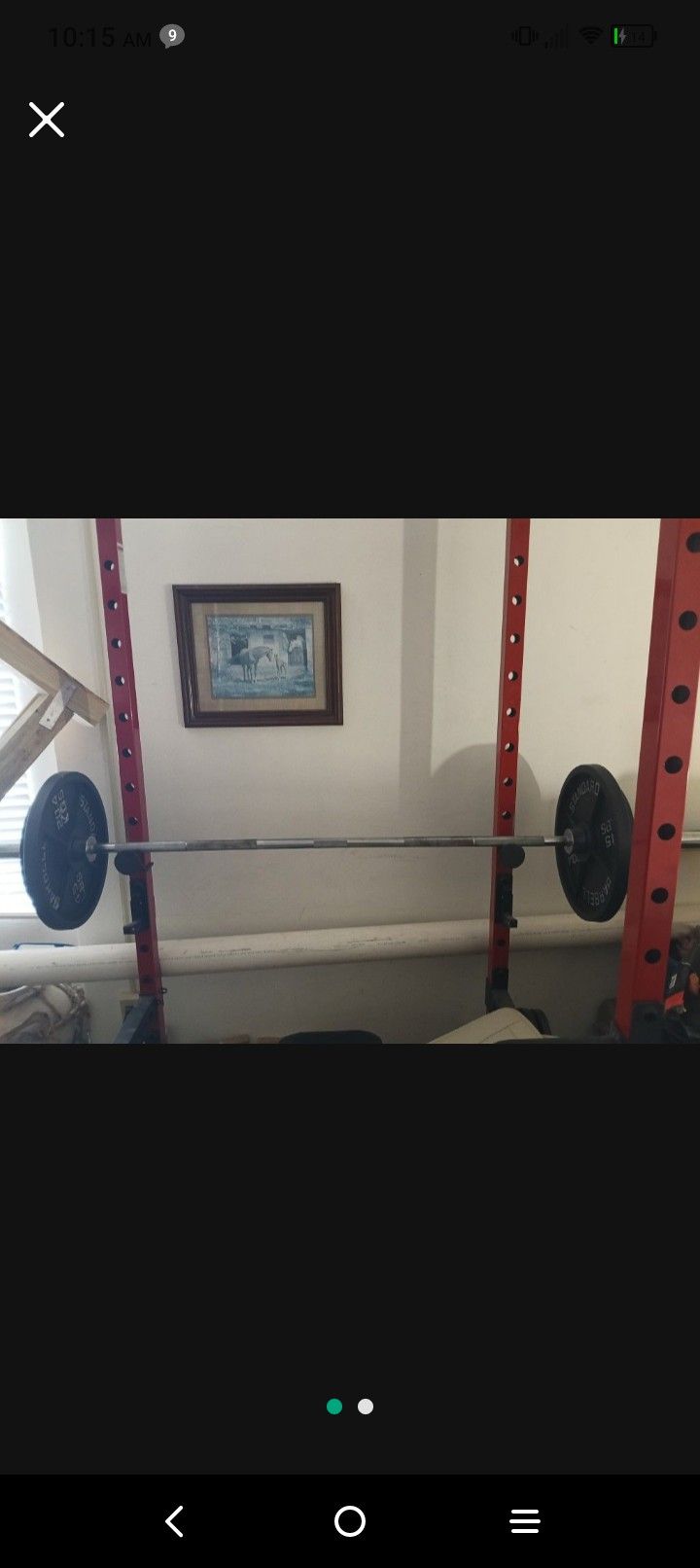 Full Squat Rack, Bench Press, Dips, Pullups, All Around Lifting Setup.