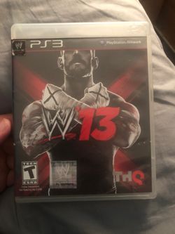 Wwe ‘13 PS3 Video Game