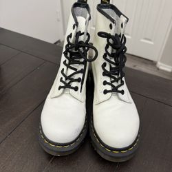 White Doc Martin Boots