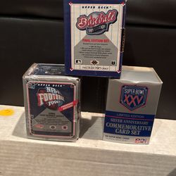 Upper Deck And Pro Set Baseball And Football Cards