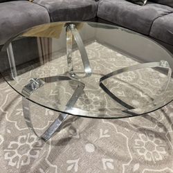 Round Glass Coffee Table