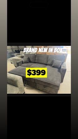 Pullout sectional / brand new in box