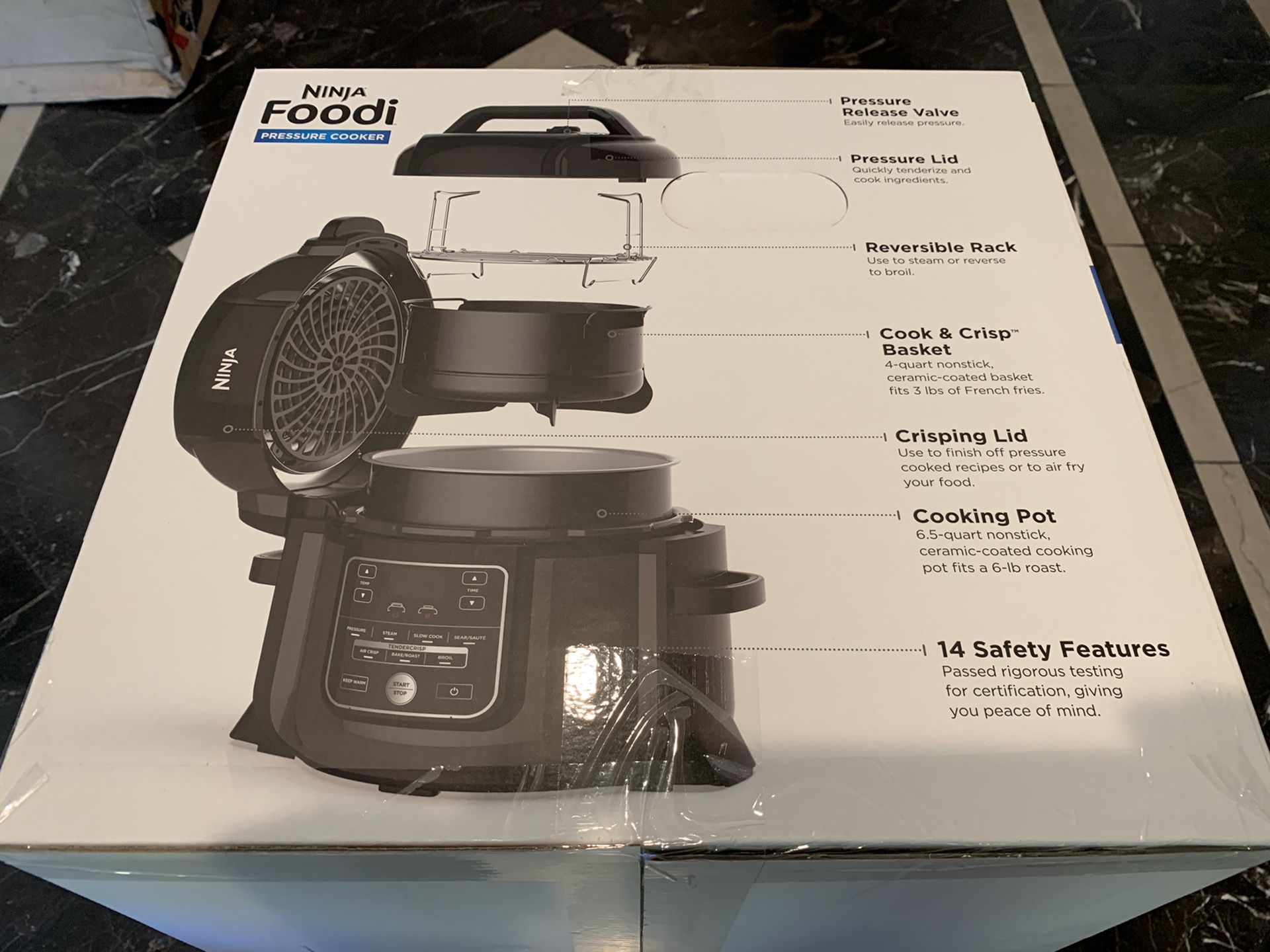 Ninja OP301 Foodi 9in1 Pressure, Slow Cooker, Air Fryer and More