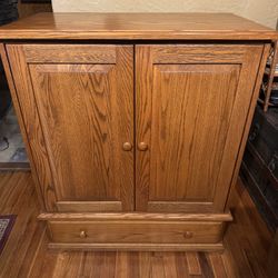 Oak TV Stand