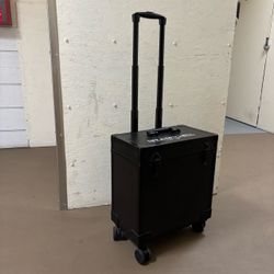 One Mobile Rolling Storage Case on Castors Wheels Paul Mitchell Hair Make Up Storage