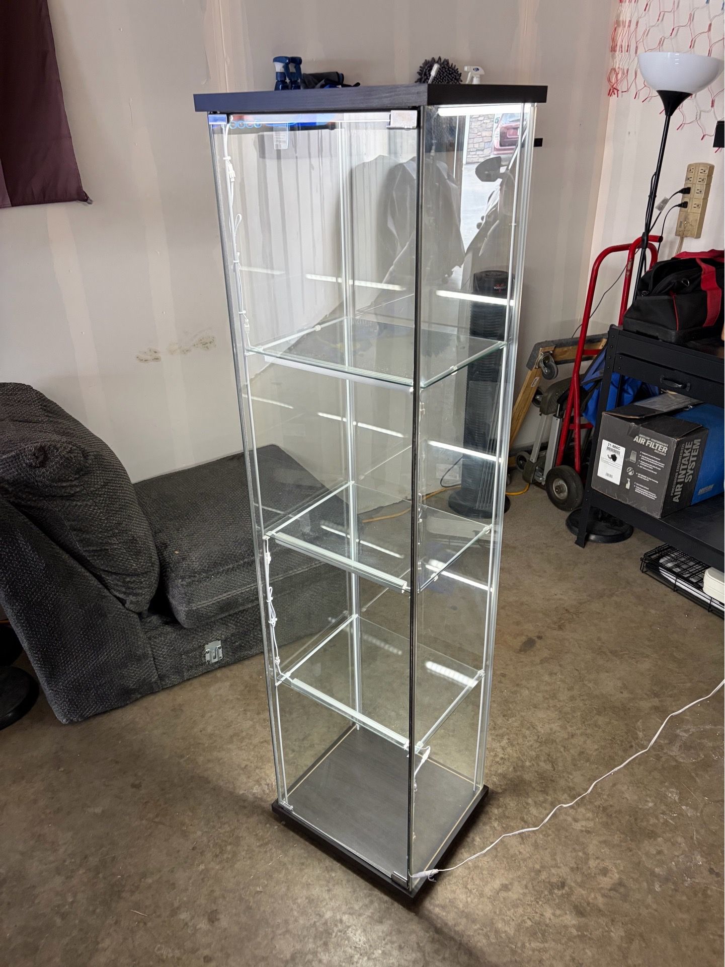 display case modified