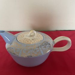 Beautiful  Vintage Sky stone  by Homer Laughlin U S A. L50 NB Teapot With Lid  See More Pictures 