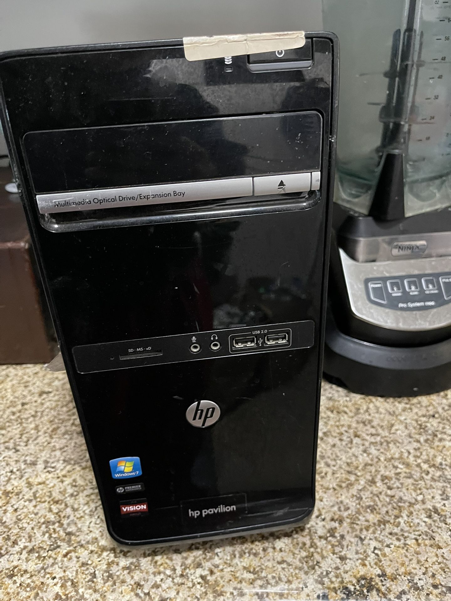 HP Pavilion p62100 4gb ram amd radeon HD 6410D windows 10 1tb hd 2