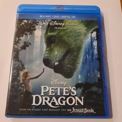 $5 DISNEY BLU RAY , PETE'S DRAGON . BLU RAY / DVD COMBO ONLY NO DIGITAL $5 OR TRADE FOR A MOVIE I DO NOT ALREADY OWN. 