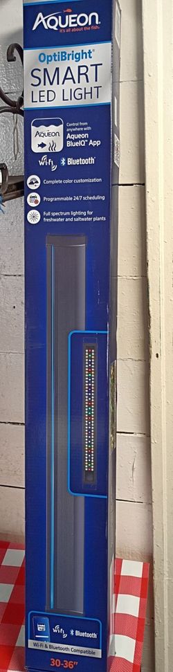 NEW 30-36" Aqueon OptiBright Smart LED Aquarium Light