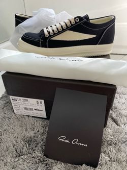 low top rick owens size 44,45 left