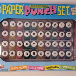40Pc paper 3/4" steel die cast punch set by cutting edge