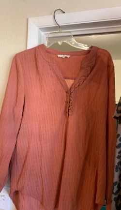 Burnt Orange Blouse