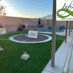 Synthetic Turf And Concrete