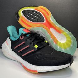 Adidas Ultraboost 22 ‘Black Turbo Mint’ Running Shoes (GX5497) - Men’s Size 7
