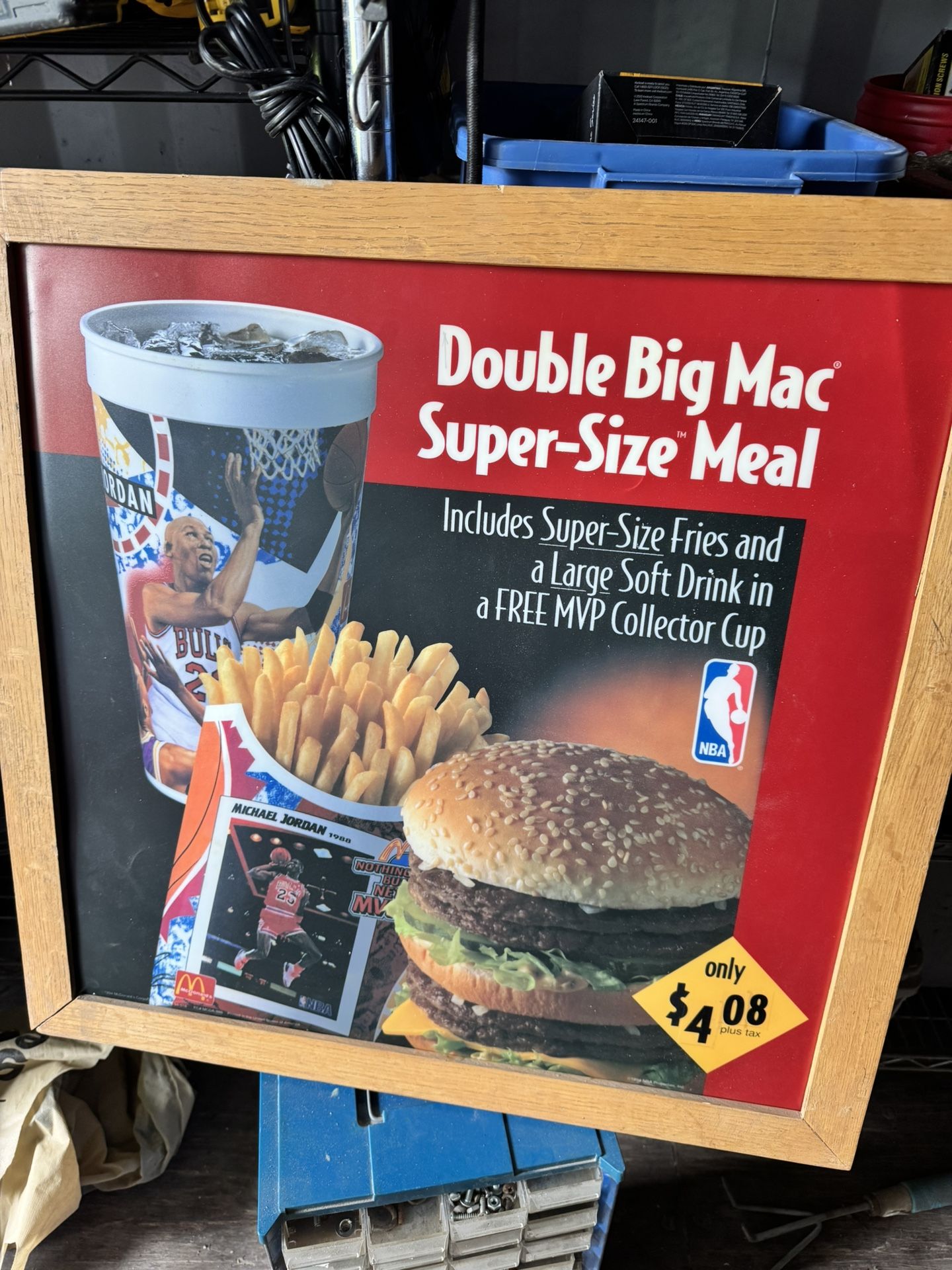 1994 Michael Jordan NIKE MVP MCDONALDS ADVERTISEMENT $100