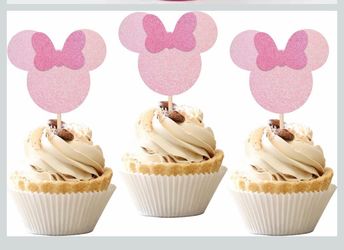 Minnie Mouse Cupcake Toppers