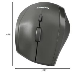 Logitech M705 Marathon Wireless Mouse, 2.4 GHz USB Unifying Receiver