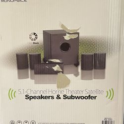 Monoprice 5.1 Speaker System, Local Pickup Only 