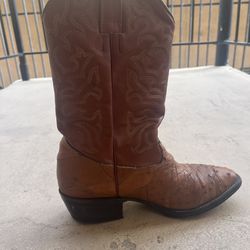 Botas de piel original de Avestruz  (Genuine ostrich leather boots)