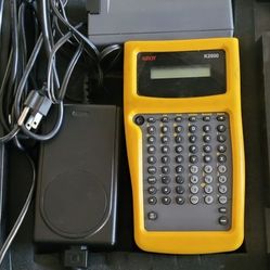 Kroy K2500 Label Maker With Cartiage, Power adapter, and Case